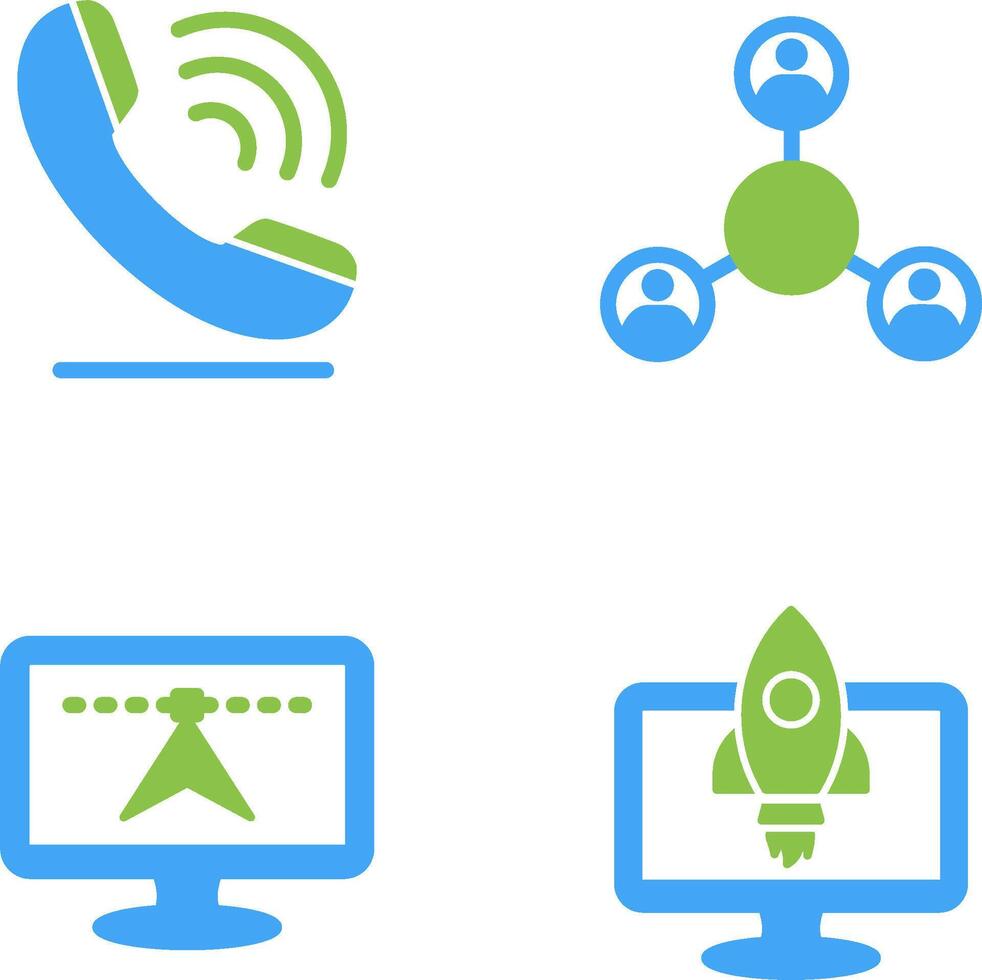 Phone and Share Icon vector