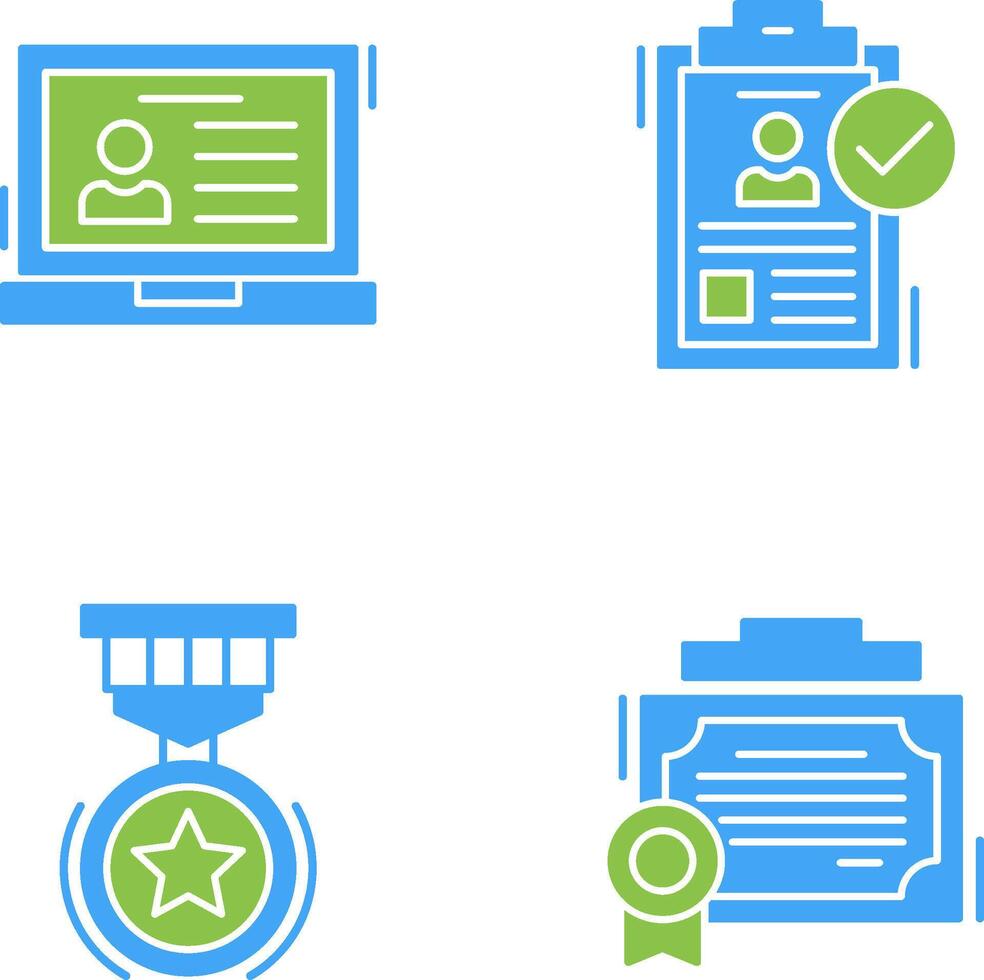 Laptop and Hire Icon vector