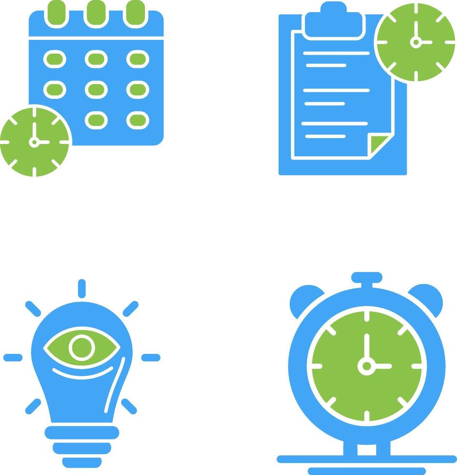 Deadline and Task Management Icon vector