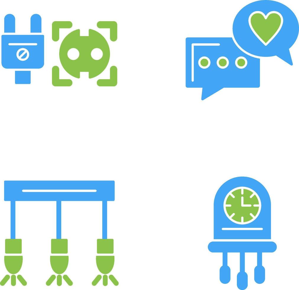 Socket and Chat Icon vector