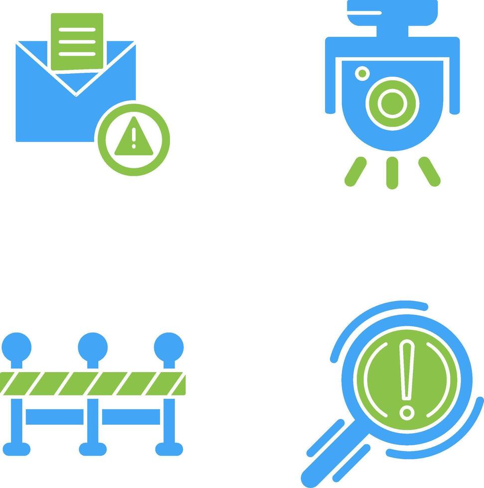Spam and Security Camera Icon vector