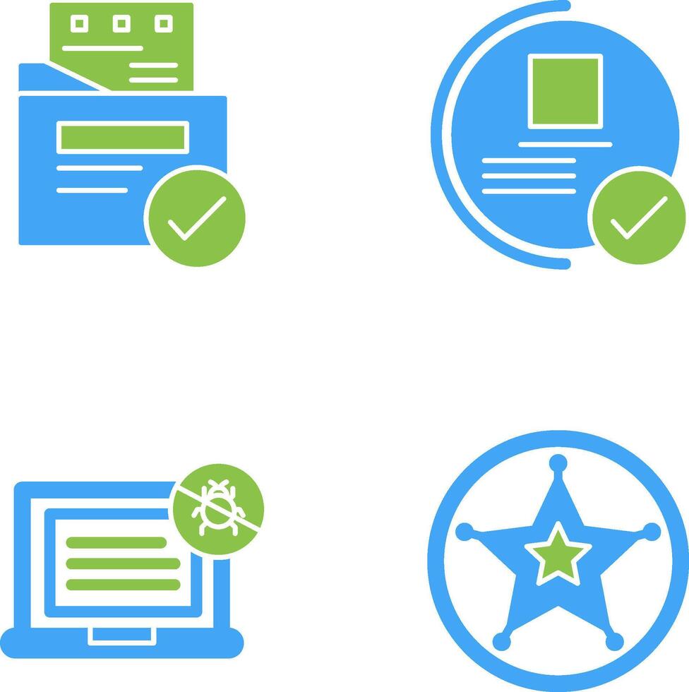 File Protection and Guarantee Icon vector