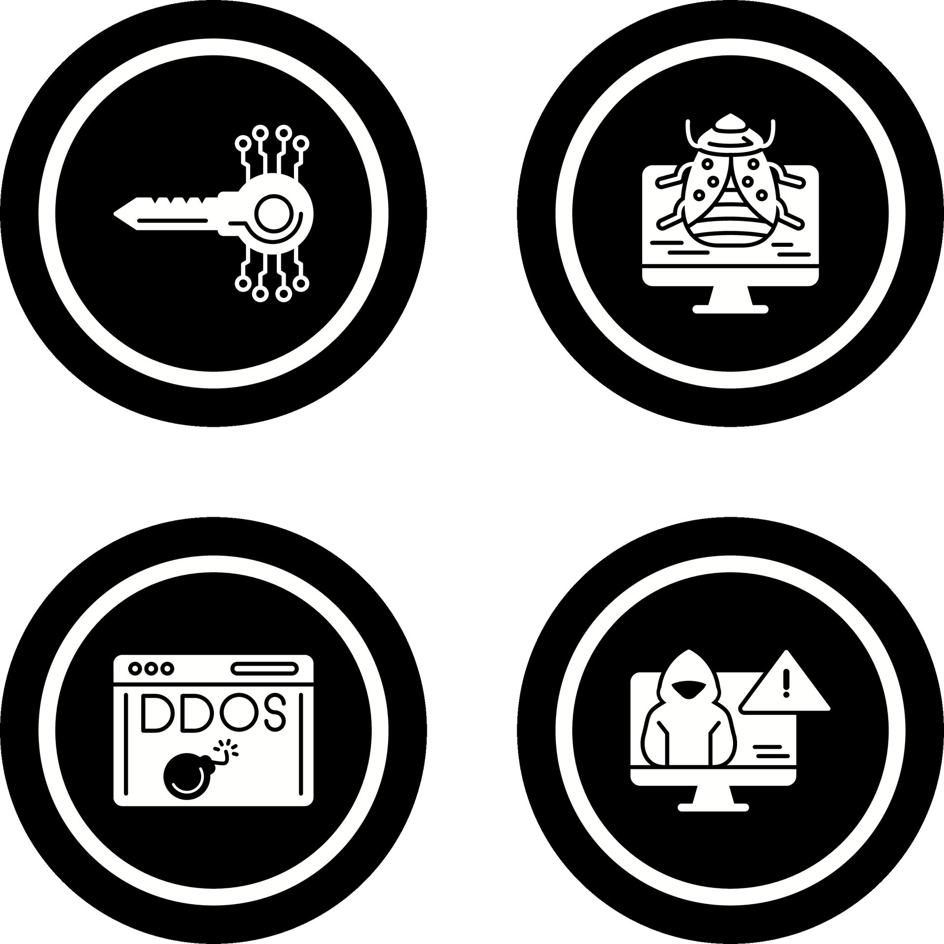 Key Code and Malware Icon 44692684 Vector Art at Vecteezy
