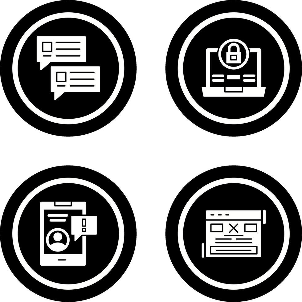 Lock and Project Consulting Icon vector