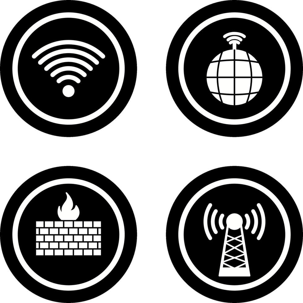 Signal on User and global Signals Icon vector