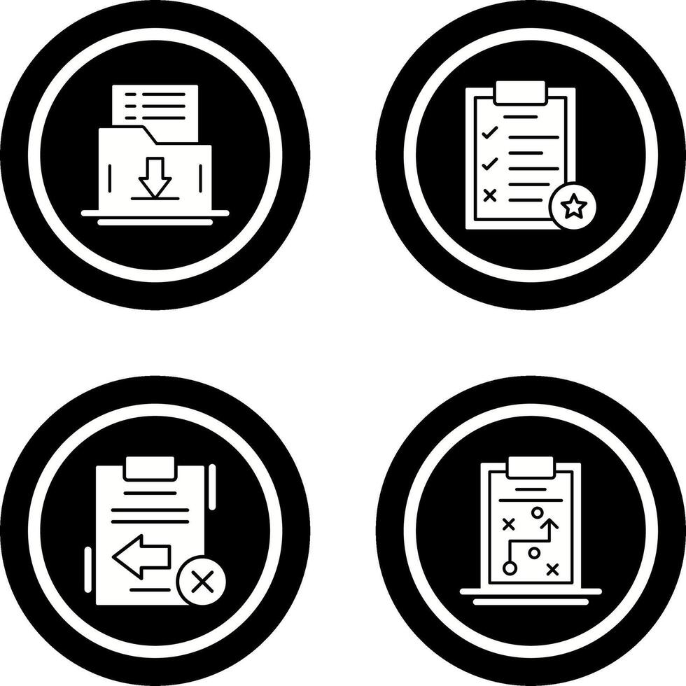 Save List and Task List Icon vector