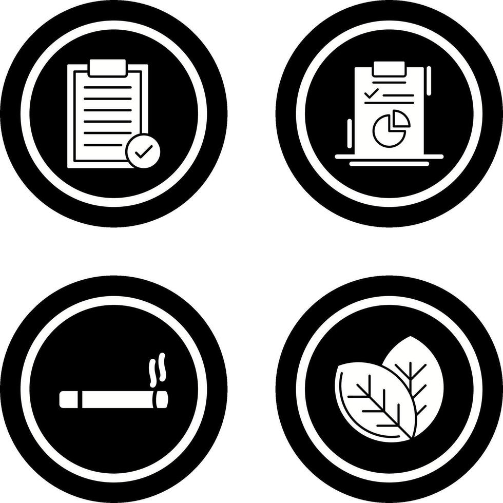 Selected and Diagram Icon vector