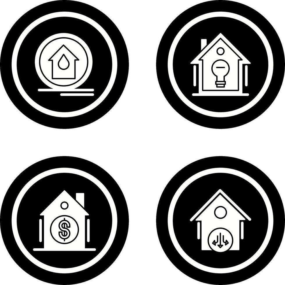 Fire Alarm and Home Automation Icon vector