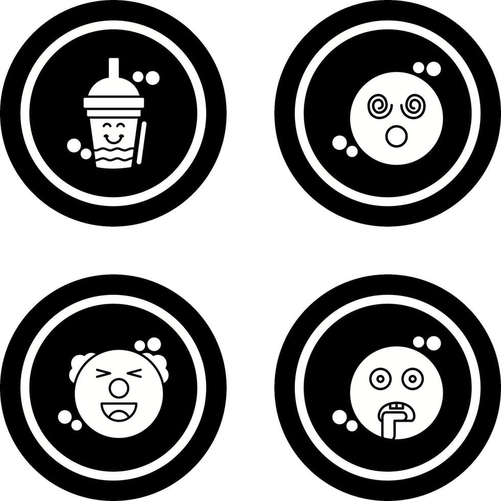 Drink and Dizzy Icon vector