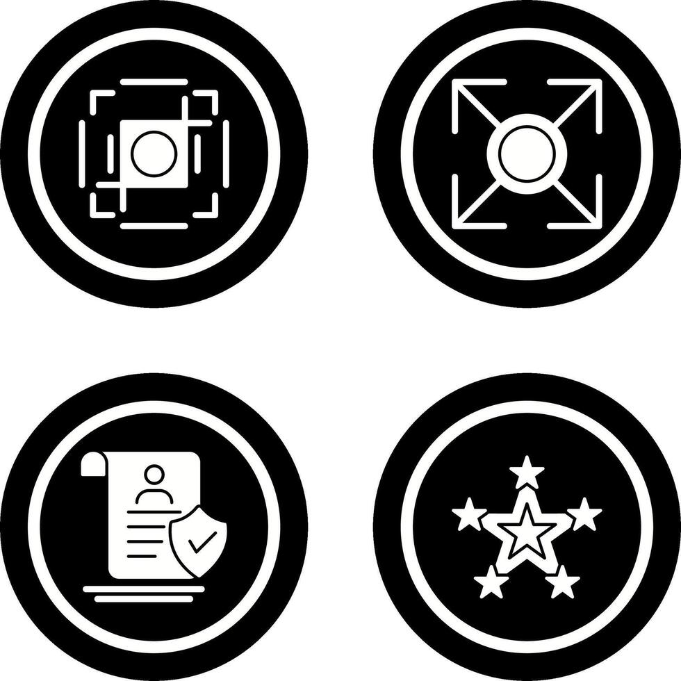 crop and expand Icon vector