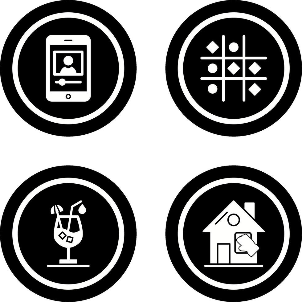 log and Tic Tac Toe Icon vector
