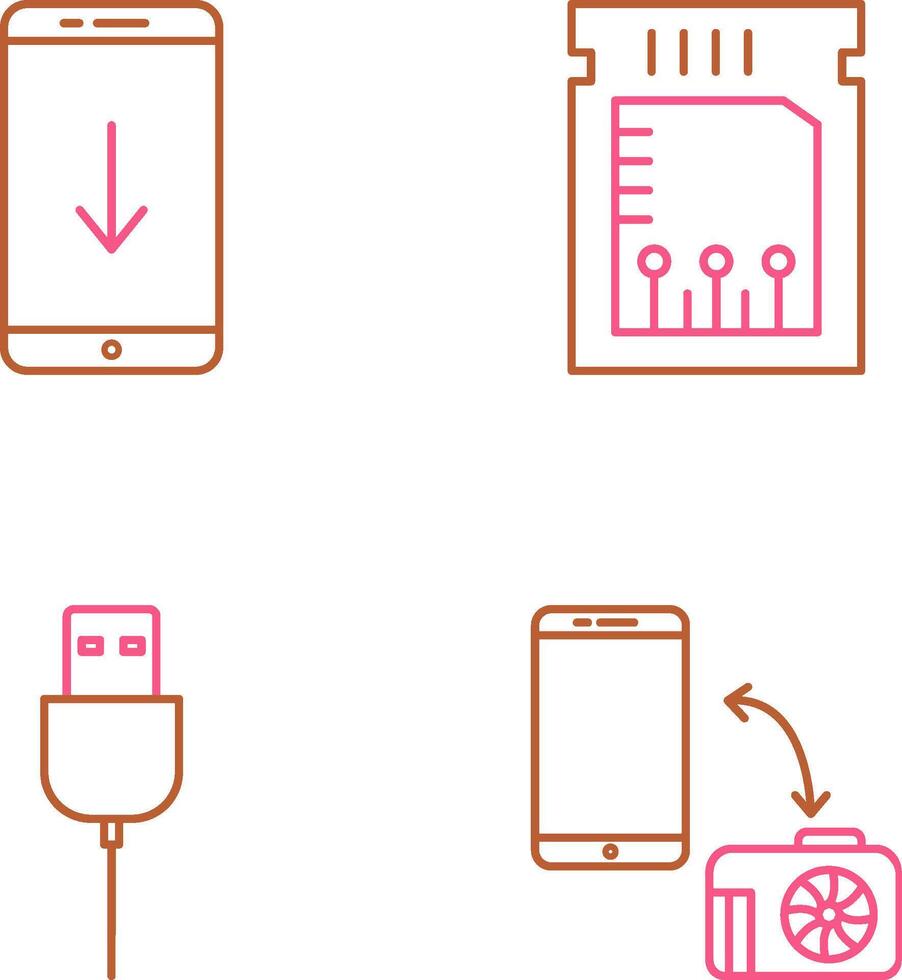 download and chip Icon vector