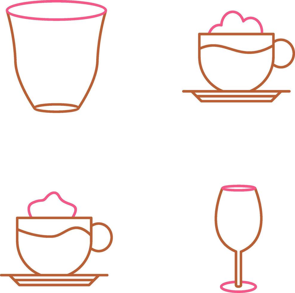 espresso And Mocha Icon vector