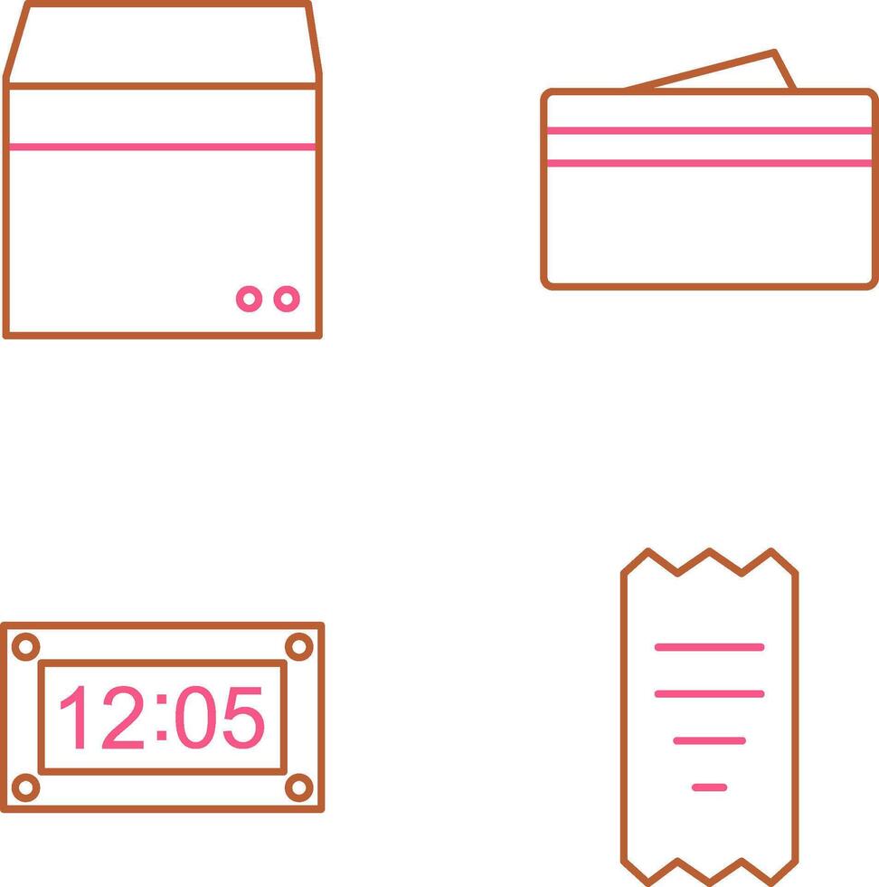box and wallet Icon vector