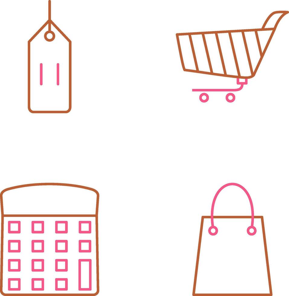 deals and shopping cart Icon vector