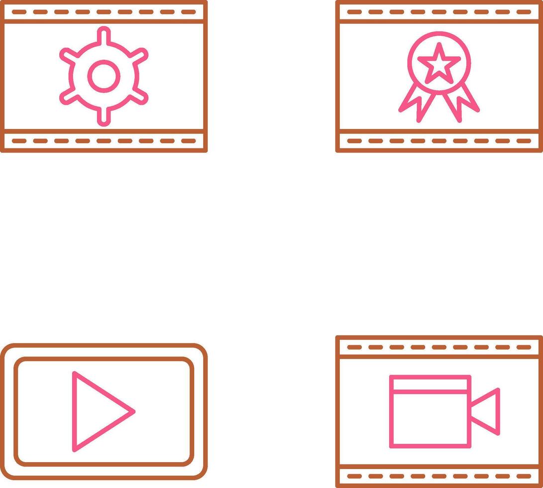 Web Optimization and Web Award Icon vector