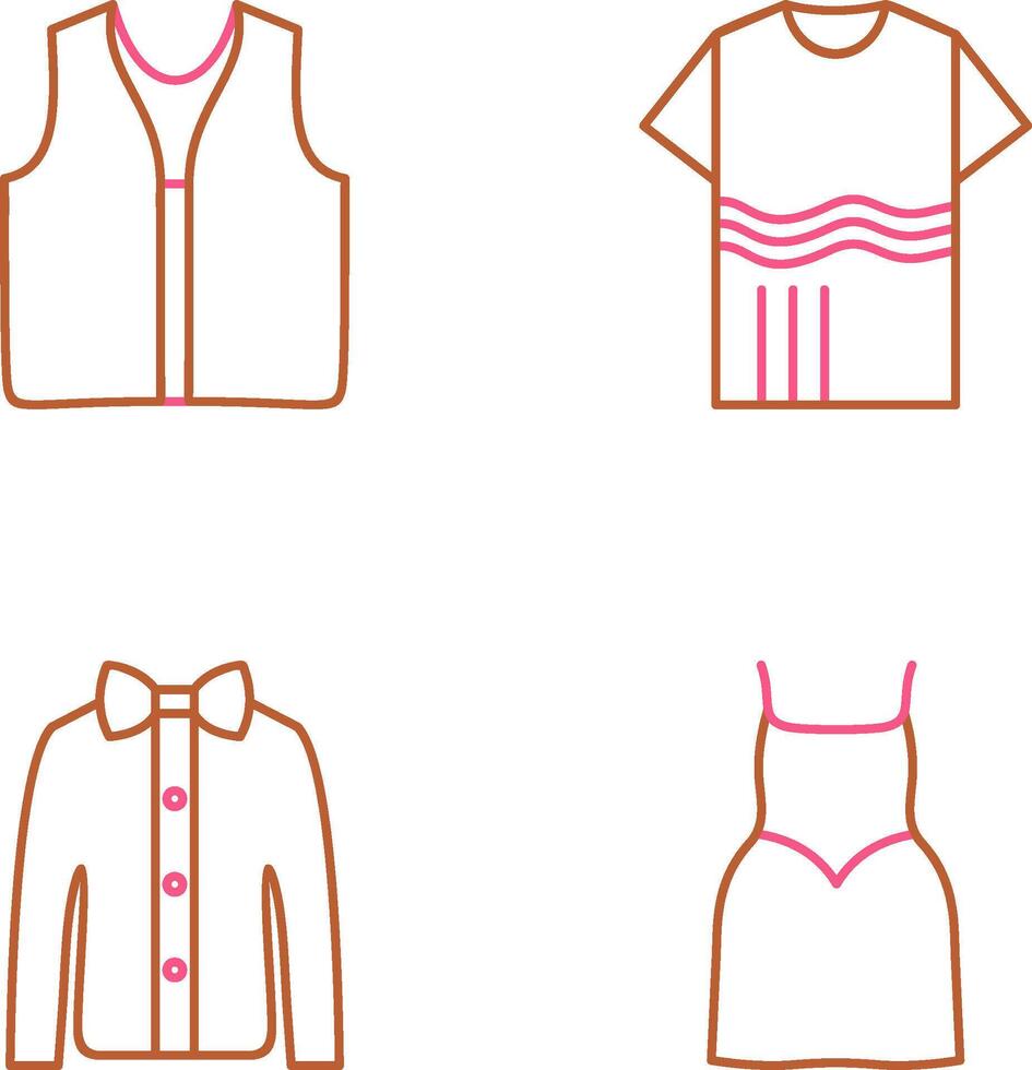 Swimming Vest and Accessory Icon vector