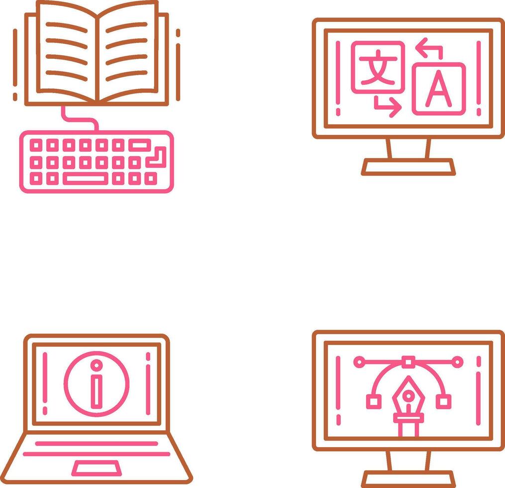 Study and Language Icon vector