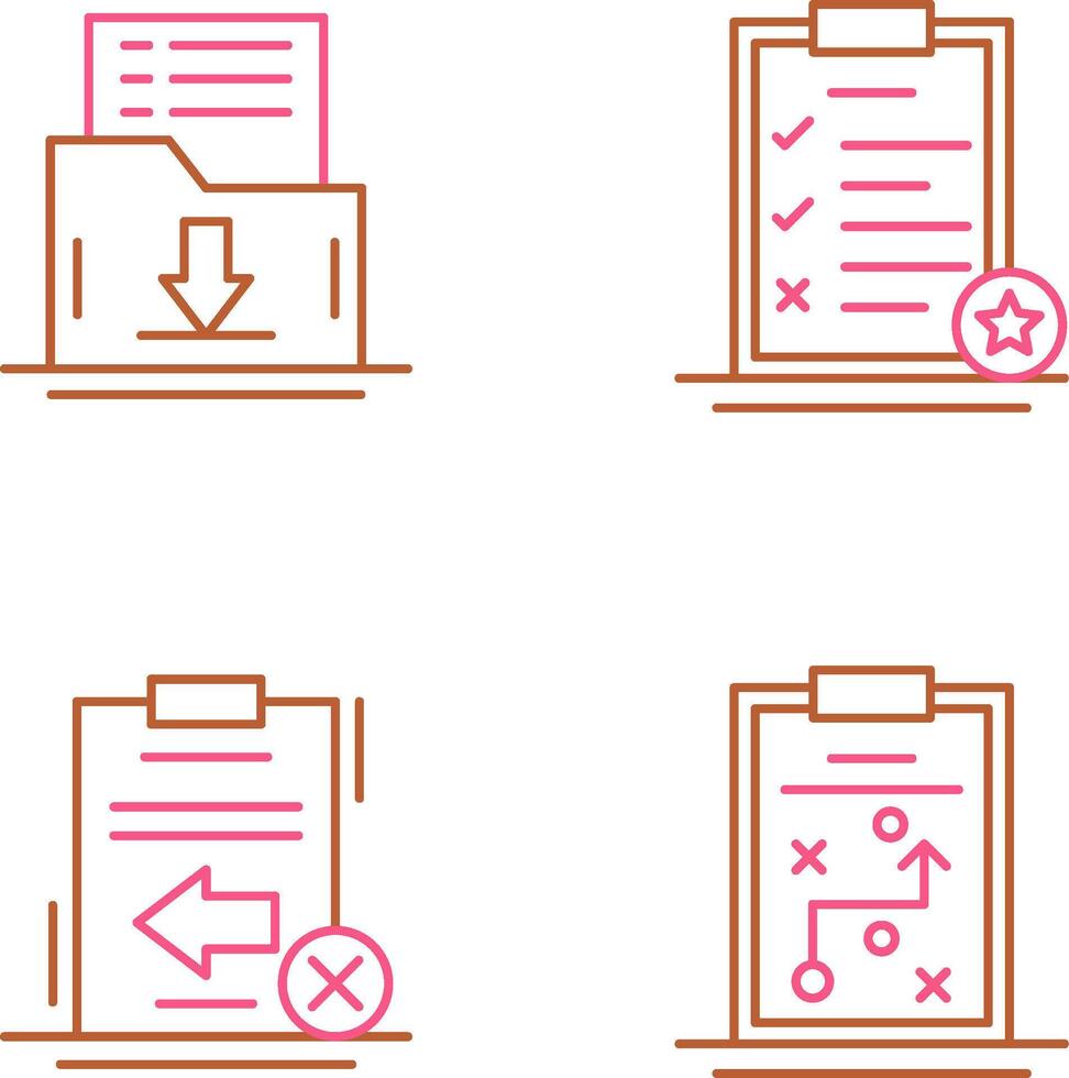 Save List and Task List Icon vector