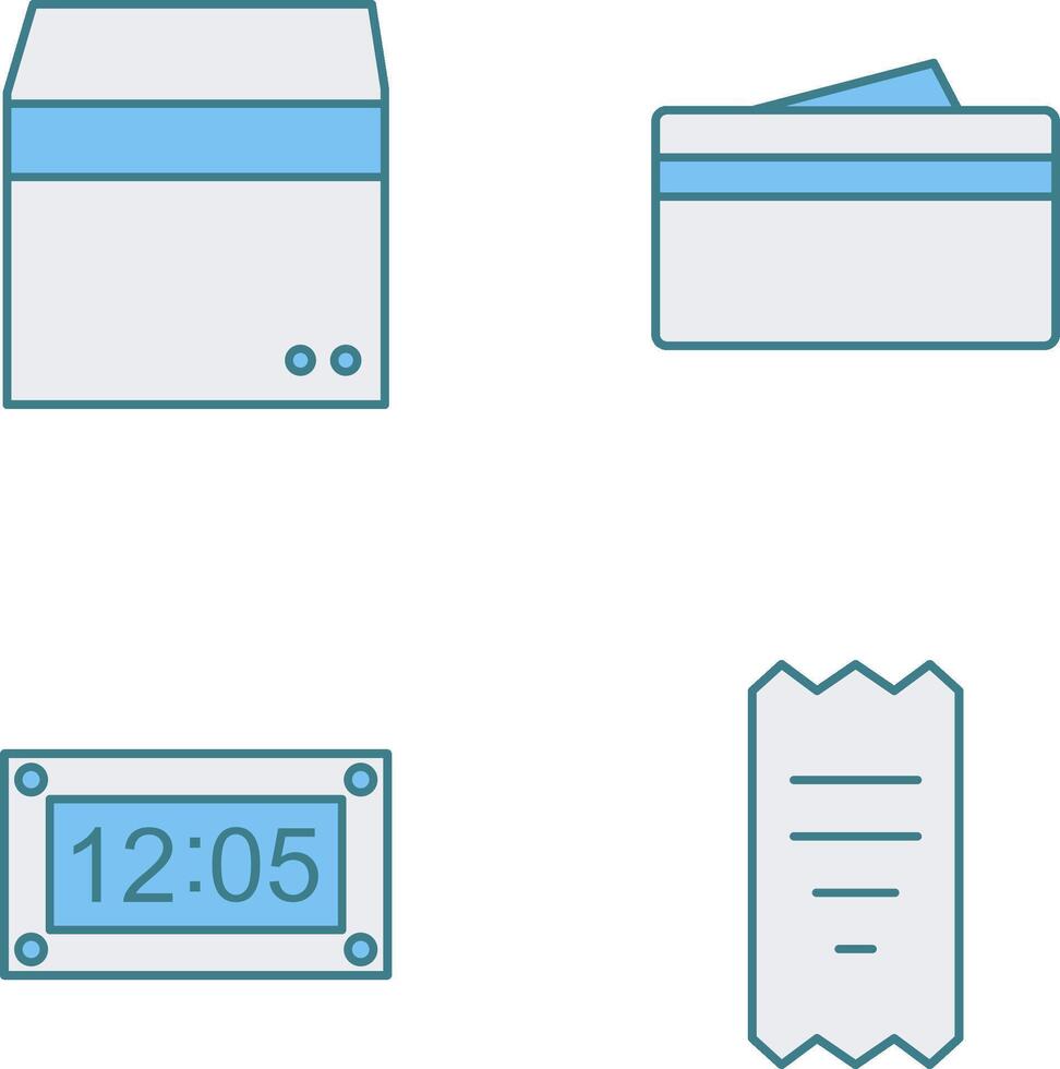 box and wallet Icon vector