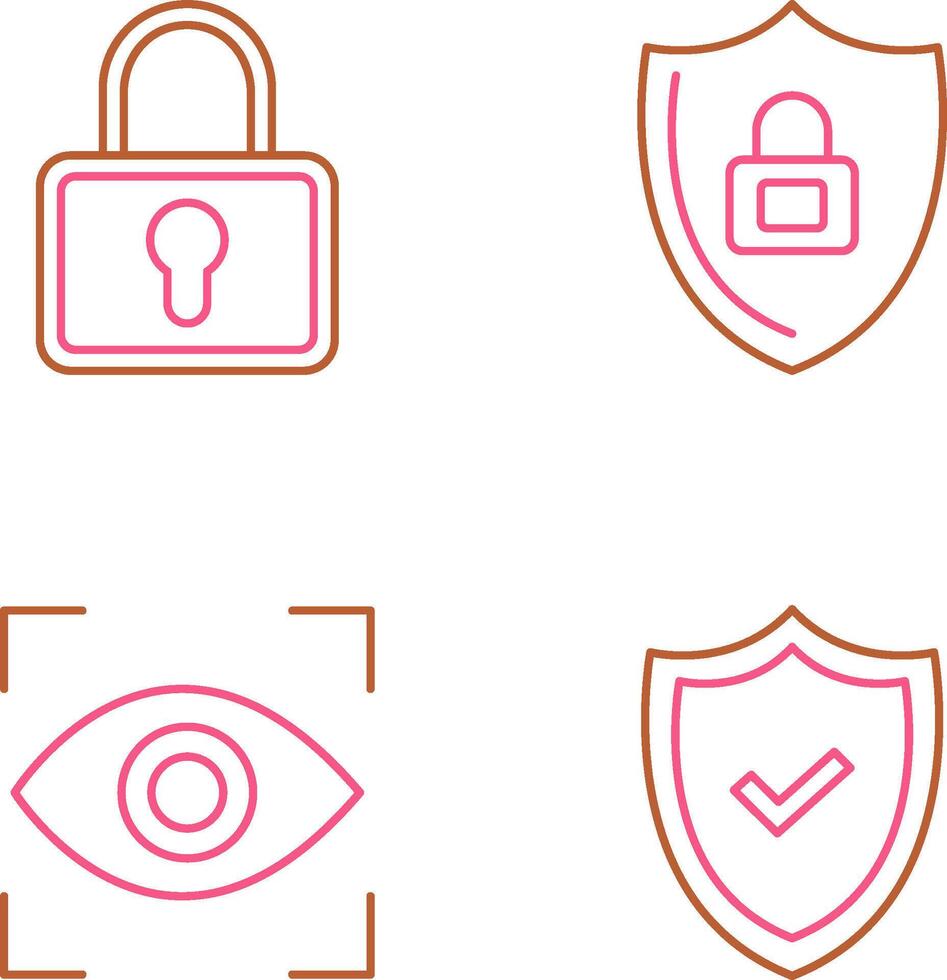 Lock and Privacy Icon vector