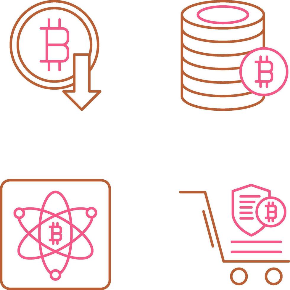 Lose and Coins Icon vector