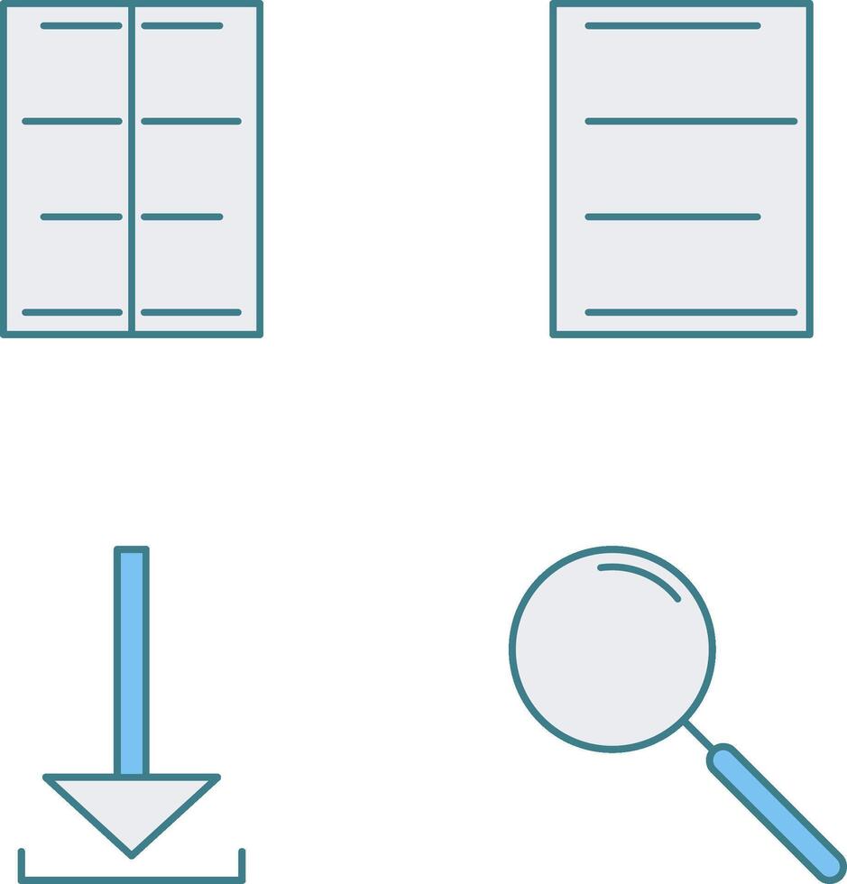 center align and left align Icon vector