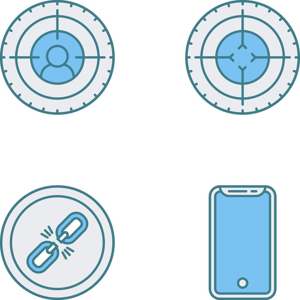 Goal and Target Icon vector