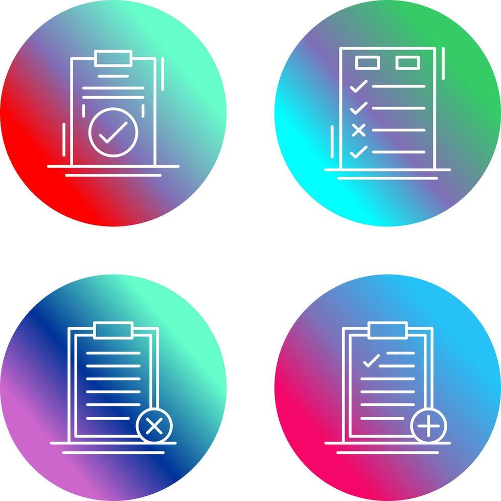 Today to Done Check List and Checkmark Icon vector
