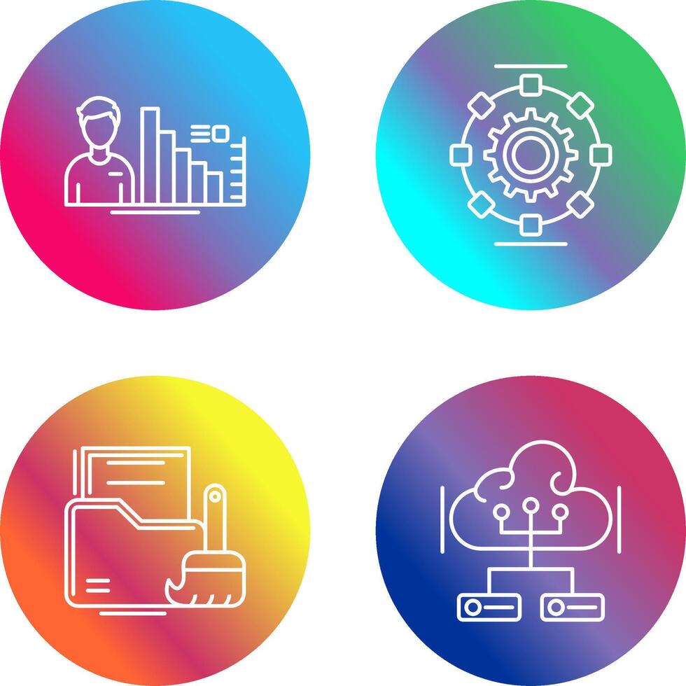 Consulting and Automated Icon vector
