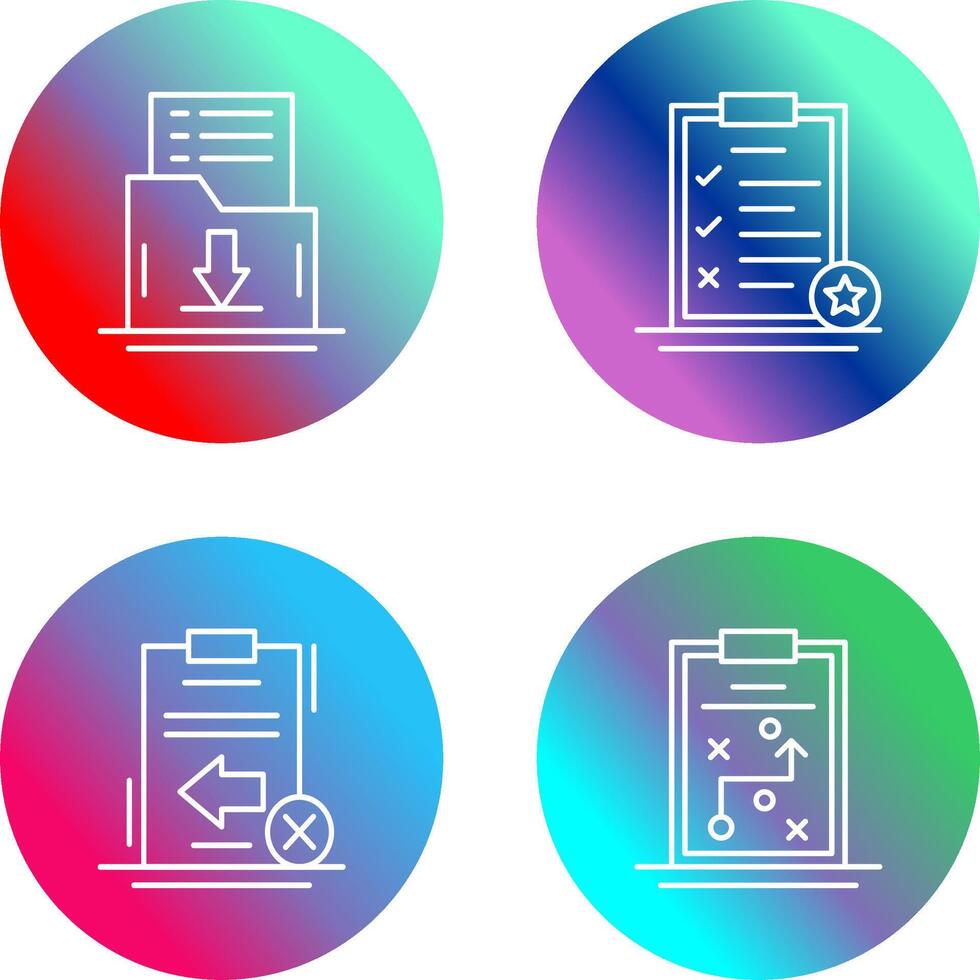 Save List and Task List Icon vector