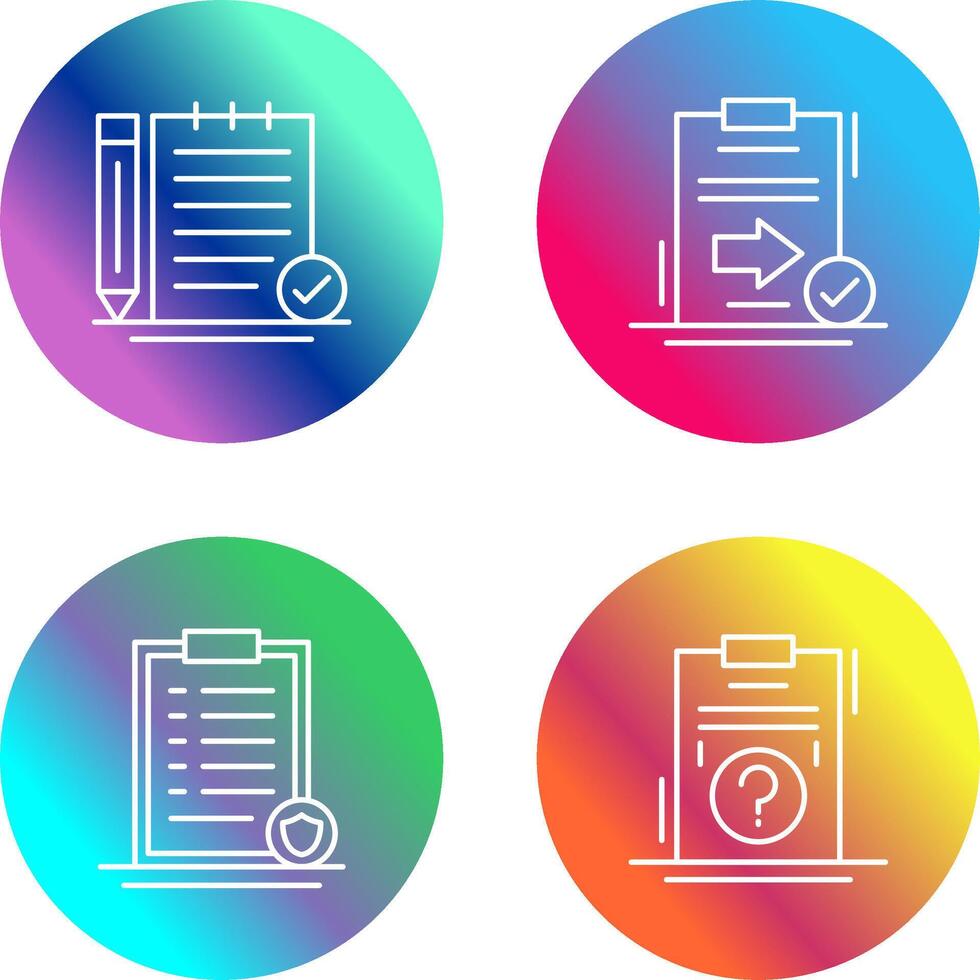 Check Notes and Send Icon vector