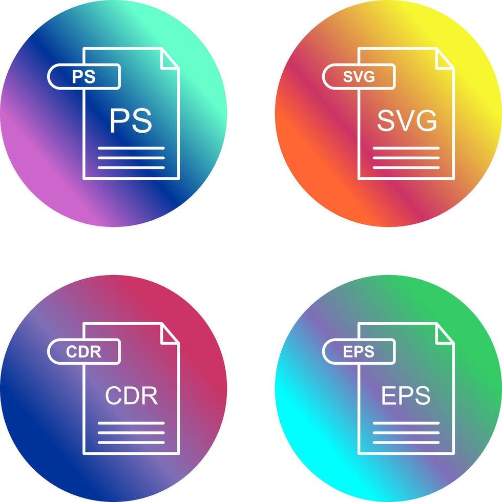 PS and SVG Icon vector