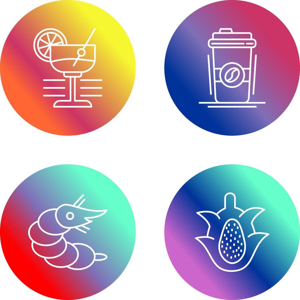 Martini and Coffee Cup Icon vector