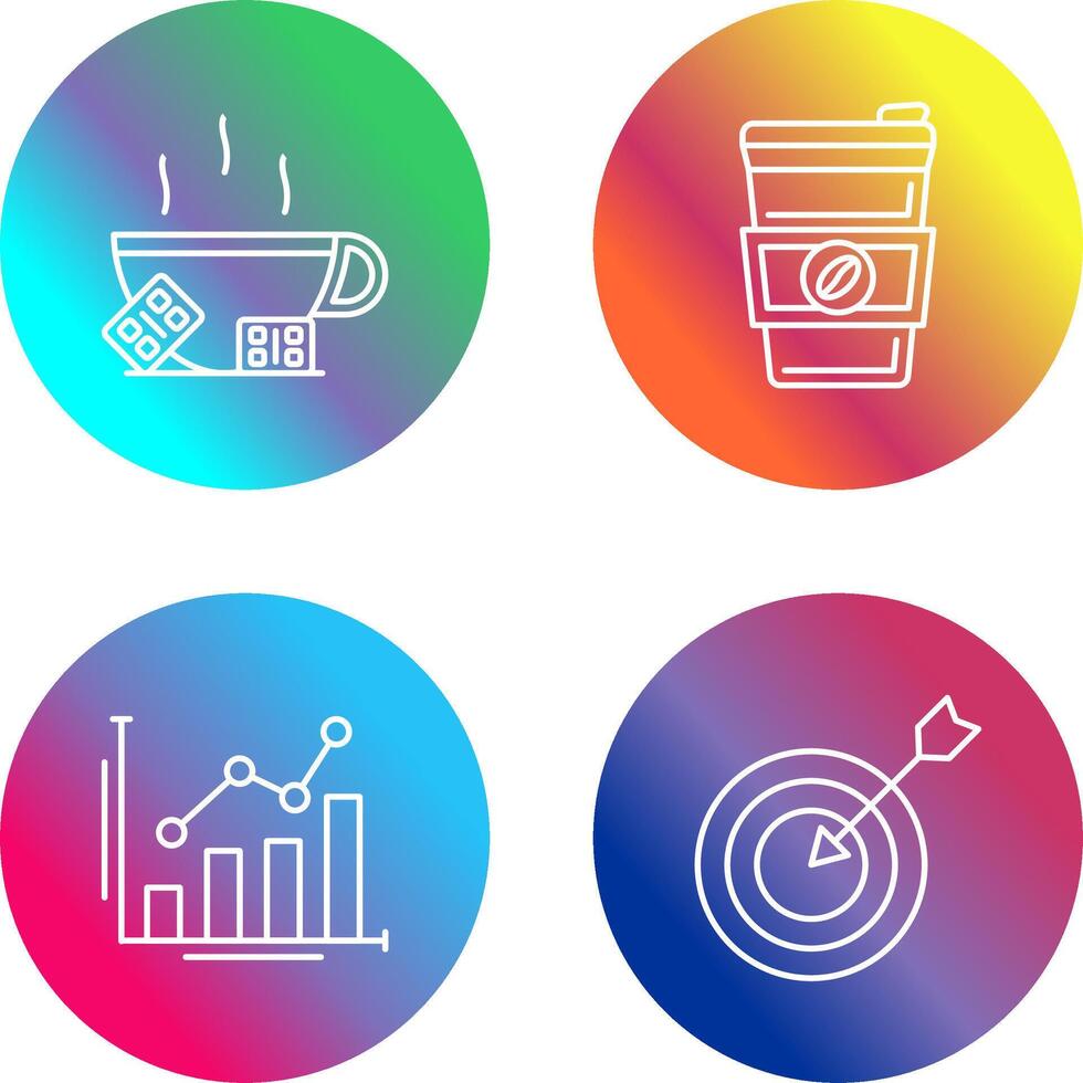 Hot Chocolate and Coffee Icon vector