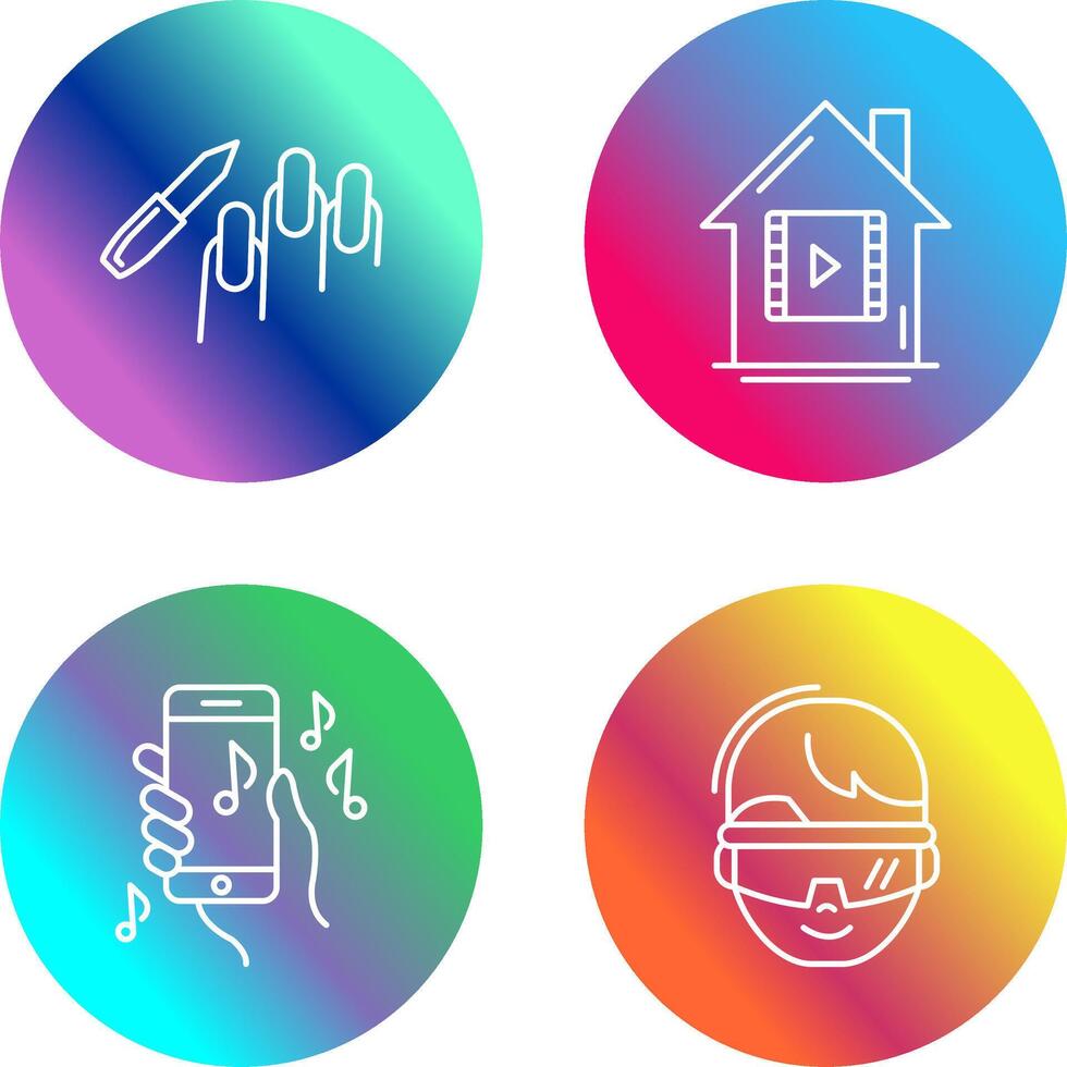 Manicure and Icon vector