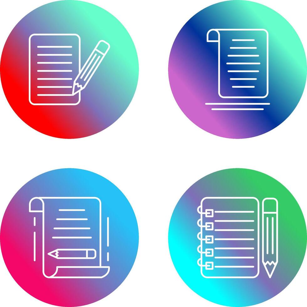 checklist and document Icon vector