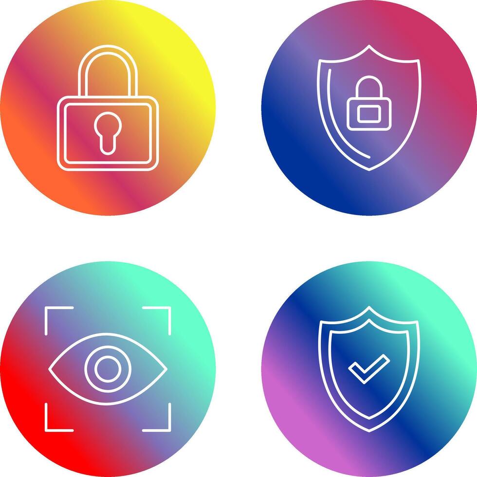 Lock and Privacy Icon vector