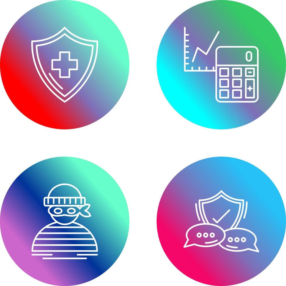Accounting and Health Icon vector