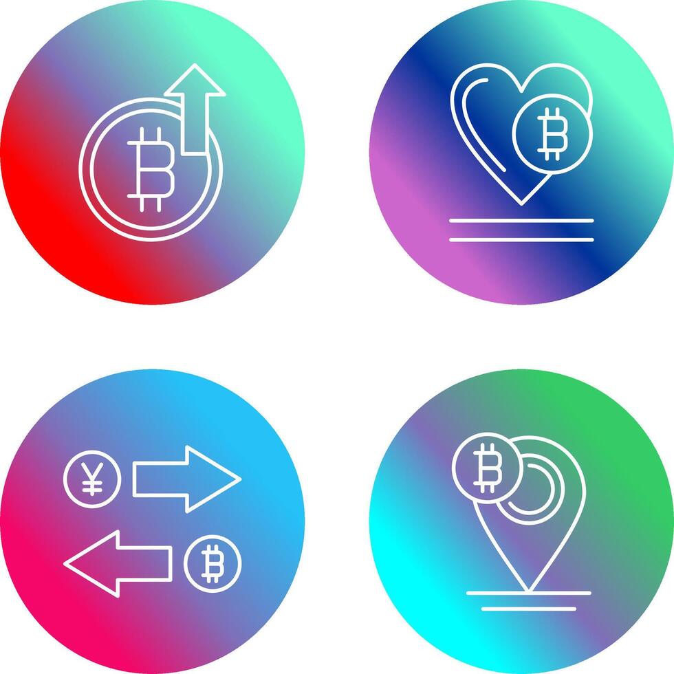 Profit and Heart Icon vector