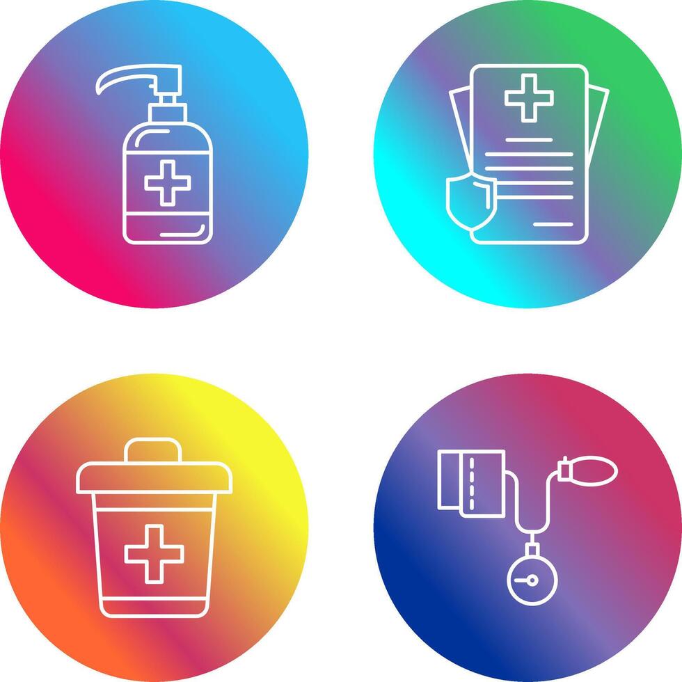 Sanitizer and Receipt Icon vector