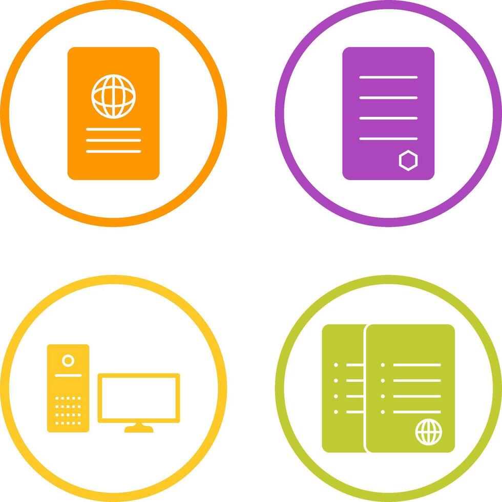 global report and reports Icon vector