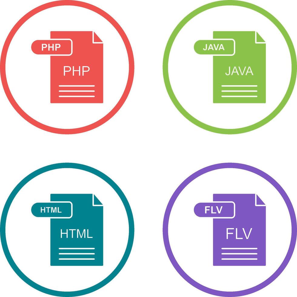 PHP and Java Icon 44696237 Vector Art at Vecteezy