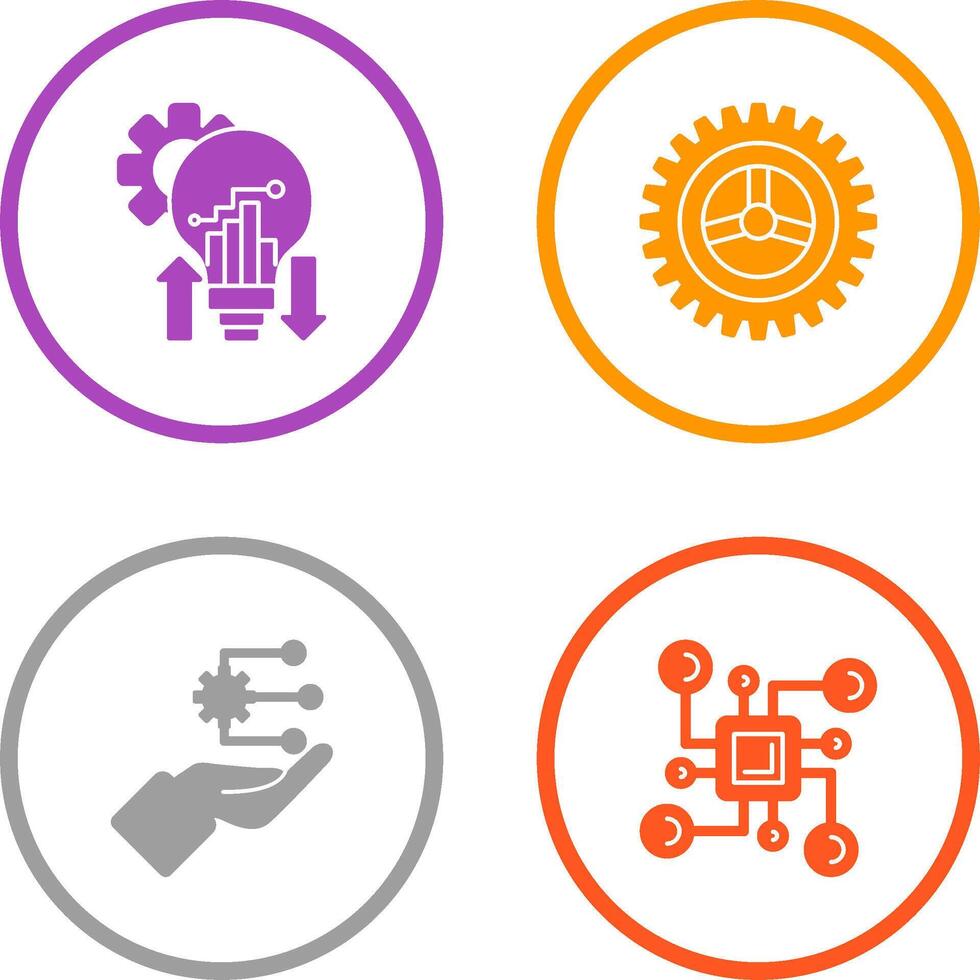 Analysis and Setting Icon vector