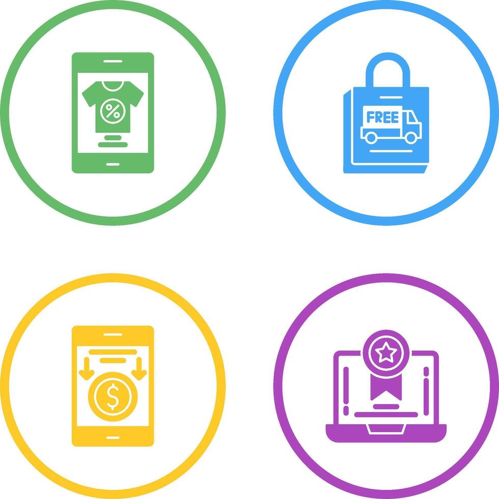 Discount and Delivery Icon vector