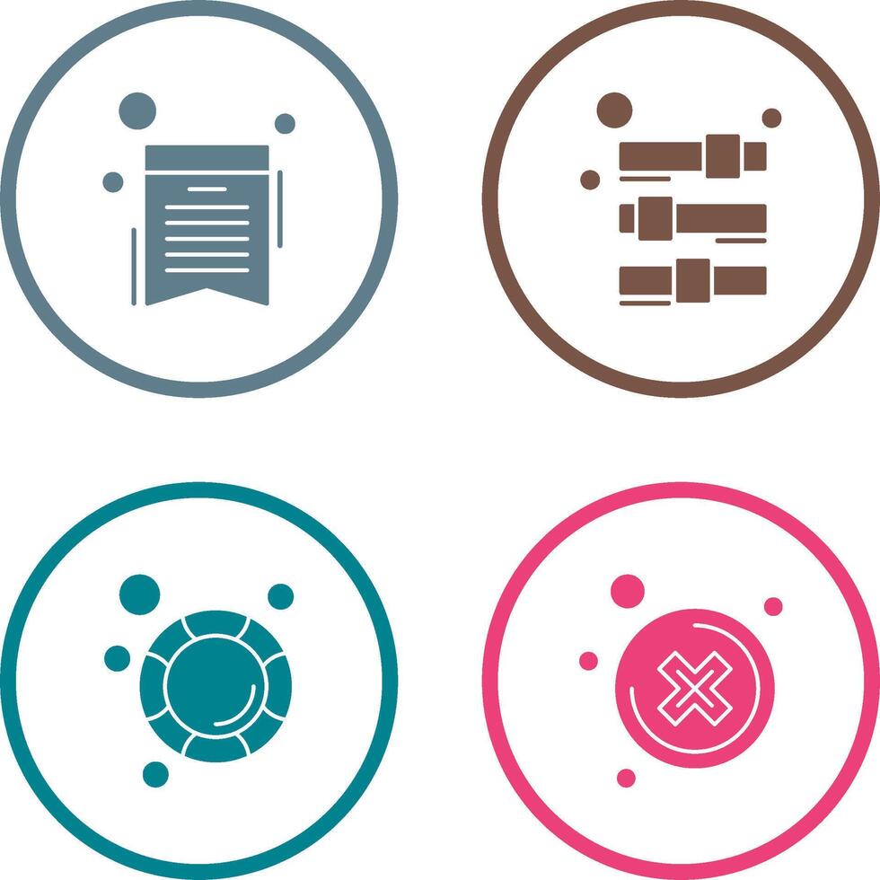 Wishlist and Switch Icon vector