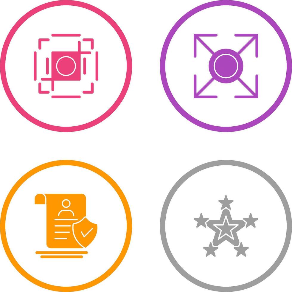 crop and expand Icon vector