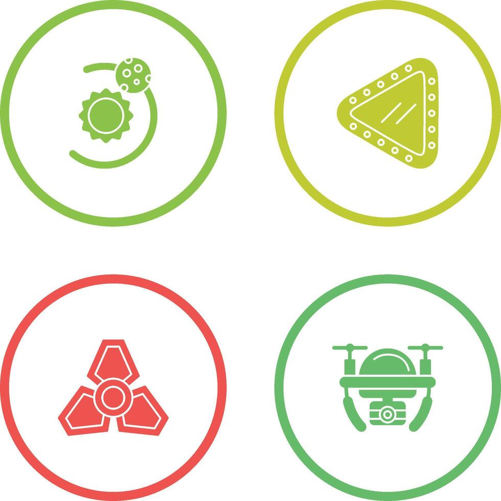 orbit and porthole Icon vector