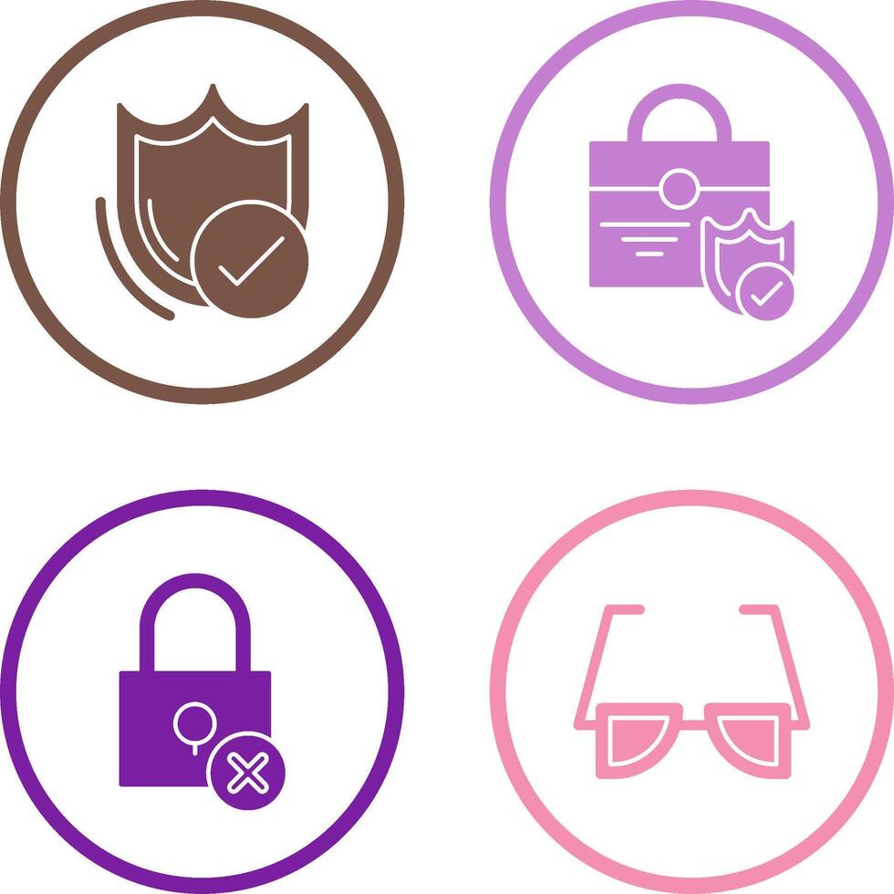 Shield and care Icon vector
