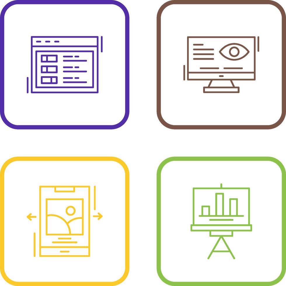 Switch and Vision Icon vector